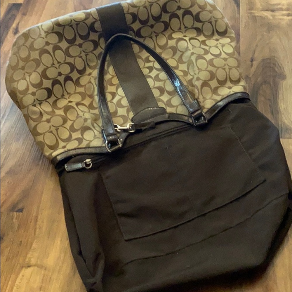 Coach large shoulder bag. Signature C pattern - Picture 10 of 16
